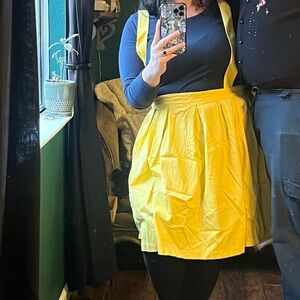 Magically Made Yellow A-Line Skirt